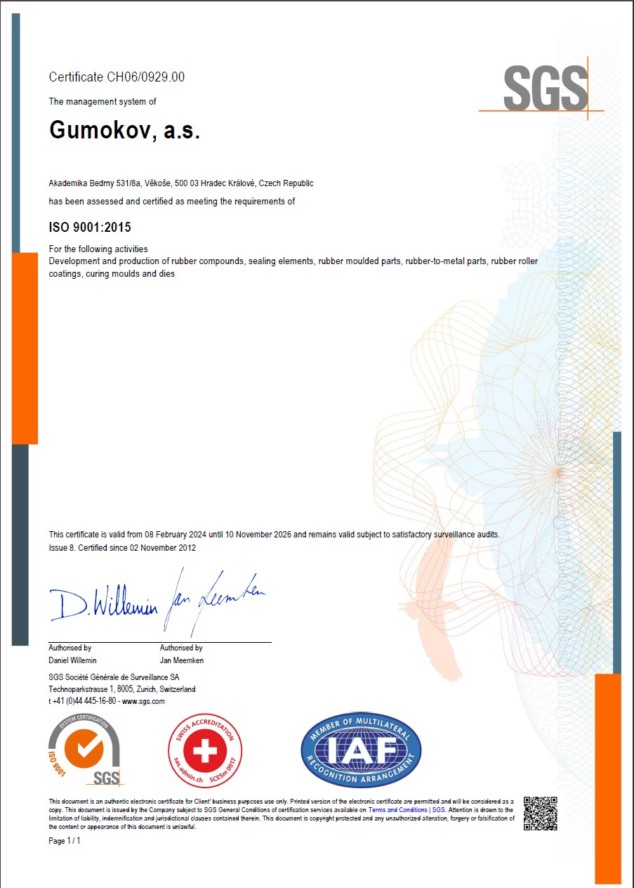 Gumokov - ISO 9001